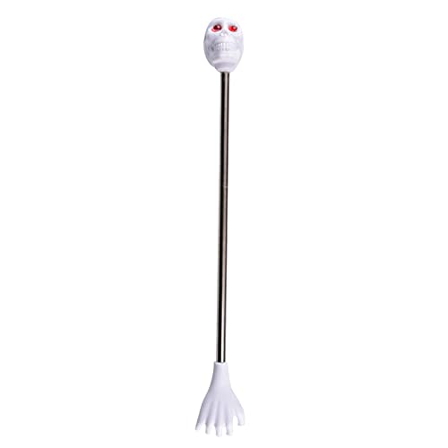 Generic Gerät Halloween Rückenschädel Kratzen Klauenstock Klopfmassage Kitzeln Werkzeuge & Heimwerker Von Werkzeugen (White, One Size)