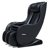 WELCON Massagesessel EASYRELAXX in SCHWARZ - 3D Massagestuhl mit Neigungsverstellung elektrisch Automatikprogramme Knetmassage Klopfmassage Rollenmassage Sessel Massagestuhl
