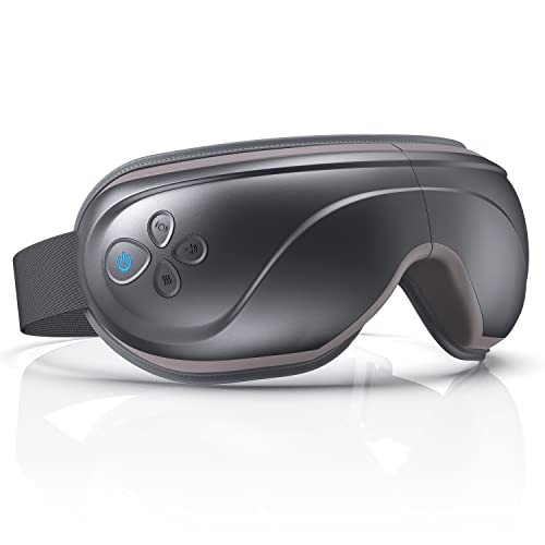 RENPHO Eyeris 2 Augenmassagegerät mit Wärme Vibration Kompression 5 Modi, wiederaufladbarer Augenmaske mit kabelloser Bluetooth-Musik für geschwollene Augen, überanstrengte Augen, Augenringe