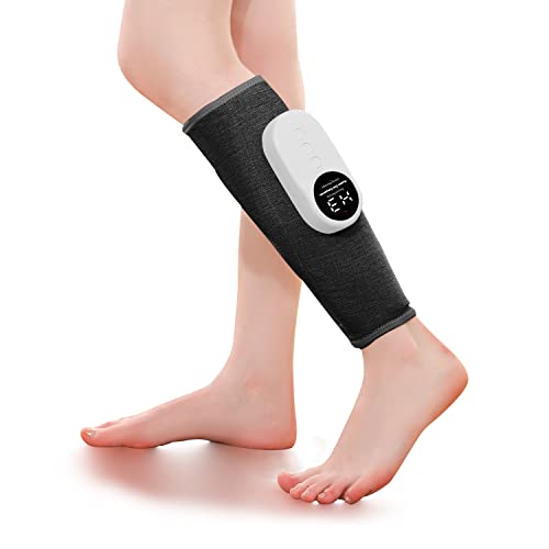 Beinmassagegerät, Wadenmassagegerät für müde und verspannte Beine, Waden und Füße, heißes Druckmassagegerät in 3 Modi und 3 Intensitäten