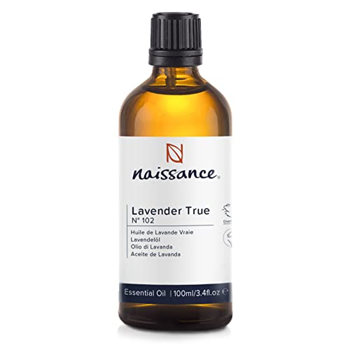 Naissance Lavendelöl (Nr. 102) 100ml - Naturrein Ätherisches Lavendel Öl Duftöl für Aroma Diffuser Aromatherapie, Massage, Naturkosmetik