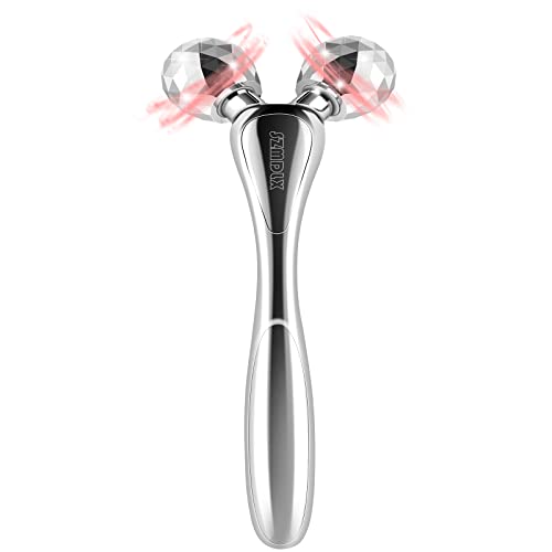 3D-Gesichtsmassagegerät, Körperabnehmer-Roller, Gesichtsroller, 3D Gesicht Roller Massage Gesichtslifting Massager, formend, straffer, Anti-Falten, Muskelentspannung, 360° Rotationsmassageroller