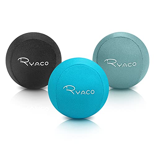 Ryaco Antistress-Bälle, 3er-Set, Handtrainer, Knetball, Fingergymnastik-Ball, Stressbewältigung