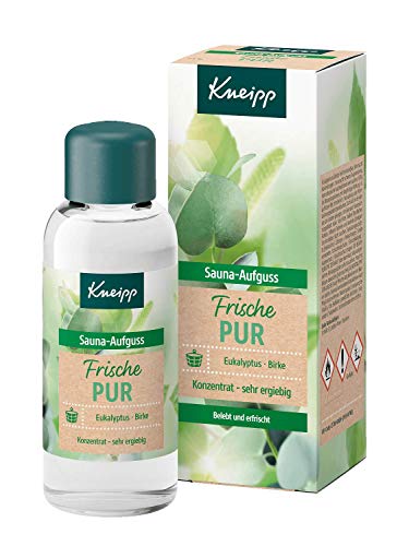 Kneipp Sauna-Aufguss Frische Pur, Eukalyptus & Birke, belebt und erfrischt, 100 ml (1er Pack)