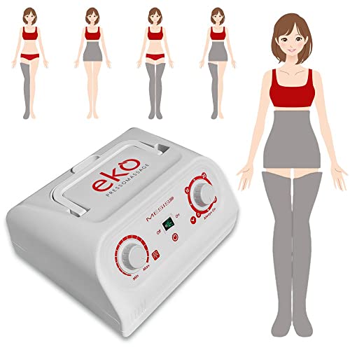 MESIS Ekò PressoMassage Druckwellen Massage-Gerät: Ausstattung ADVANCE (mit 2 Beinmanschetten und Slim Body Kit)