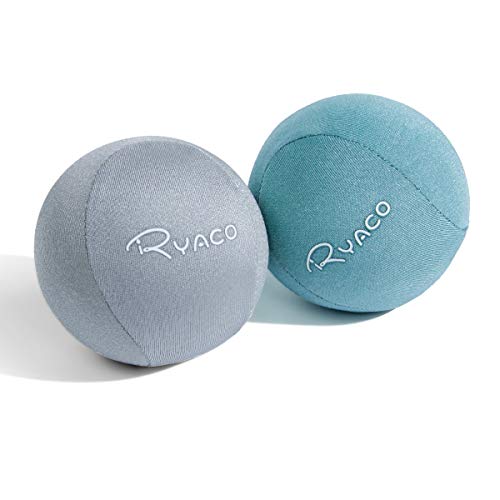 Ryaco Antistress-Bälle, 2er-Set, Handtrainer, Knetball, Fingergymnastik-Ball, Stressbewältigung