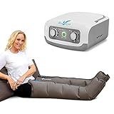 Venen Engel ® 4 Gleitwellen Massage-Gerät mit Beinmanschetten, 4 Luftkammern, Druck & Zeit unkompliziert einstellbar