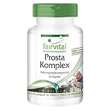 Prostata Komplex - VEGAN - HOCHDOSIERT - 90 Kapseln - mit Selen, Zink, Sägepalme, Lycopin, Beta-Sitosterol & Opuntia