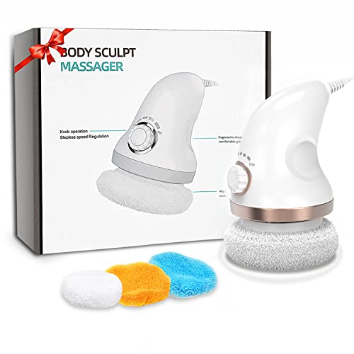 Cellulite massagegerät anti cellulite Handmassagegeräte-lymphdrainage gerät mit 3 waschbaren Pads-cellulite massagegerät elektrisch für Bauch/Bein/Arme