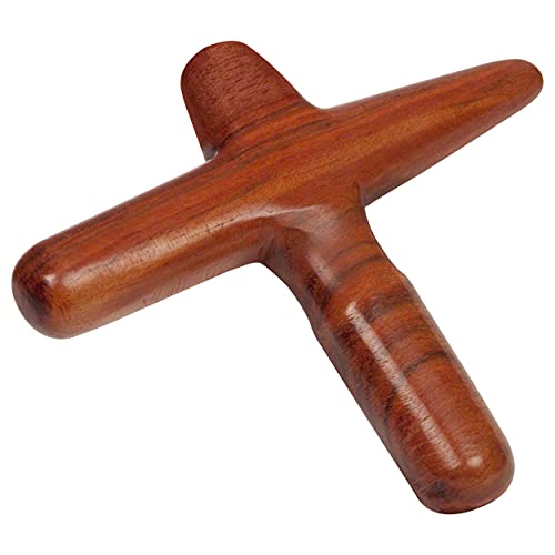 Asiatisches Wellness.Massagekreuz aus Holz einteilige Massagehilfe, Massagegerät