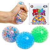 ZaxiDeel Antistressball 3 STK. Knautschball für Kinder und Erwachsene - Stressball zum Kneten, Knetball für Hände Therapie