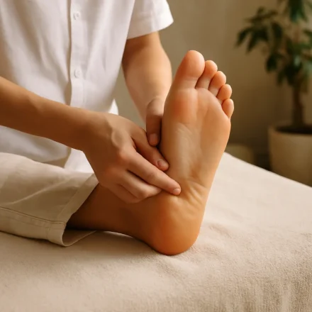 Die Kunst der Fuß-Reflexzonen-Massage